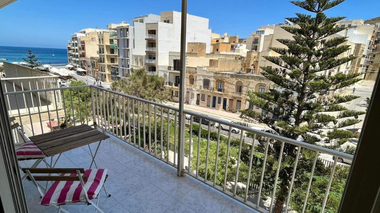 Sea View And Valley View Flat In Marsalforn Apartment Luaran gambar